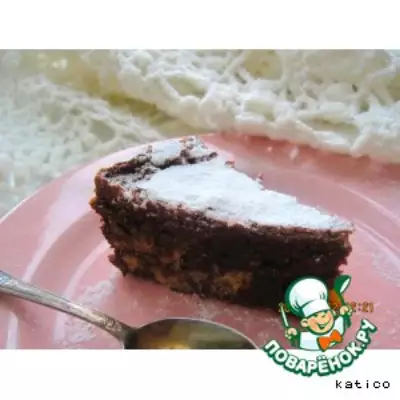 Зимний шоколадный пирог