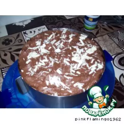 Малиново-шоколадный торт