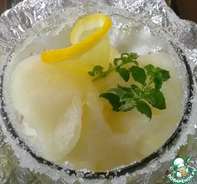 Сорбет лимонный
