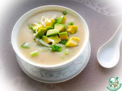 Эквадорский картофельный суп с авокадо