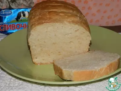 Сдобный белый хлеб бутербродный
