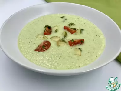 Летний суп из огурцов
