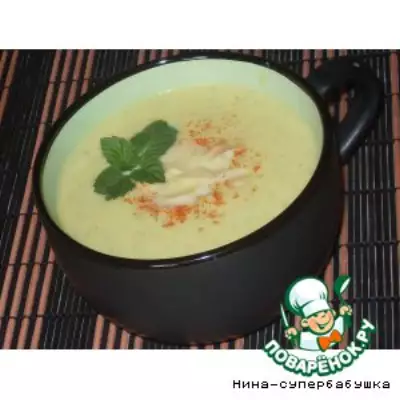 Мятный суп-крем с цветной капустой