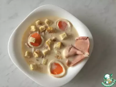 Сырно кальмаровый суп слоник