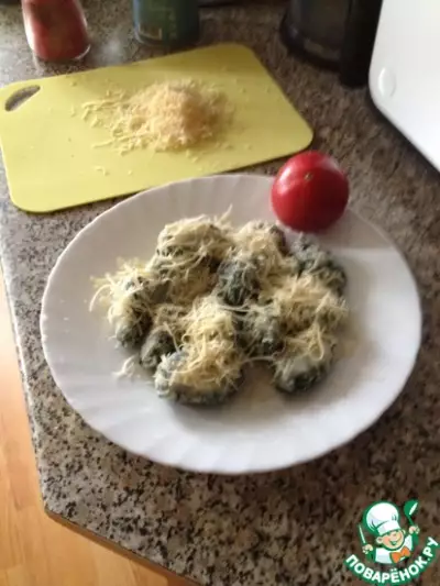 Творожные ньокки со шпинатом