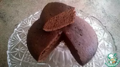 Постный шоколадный пирог в мультиварке