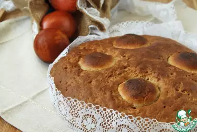 Португальский пасхальный хлеб фолар