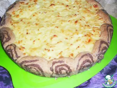 Сырный пирог-запеканка
