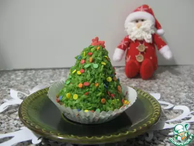 Пирожное "Рождественская ёлочка"