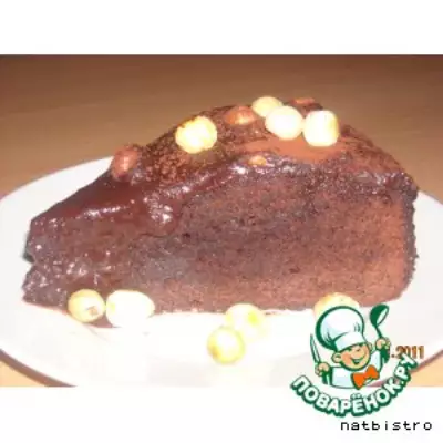 Шведское шоколадное пирожное с кофейной глазурью