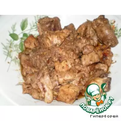 Курица с орехами по-грузински "Гурули"