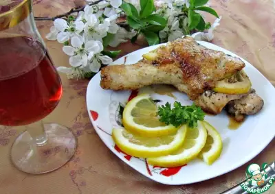 Cosce di pollo con il limone/куриные ножки с лимоном