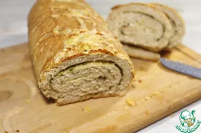 Домашний чесночный хлеб с травами