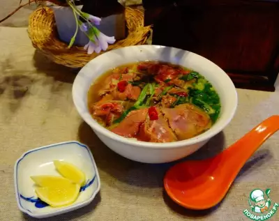 Суп "Фо бо" по-вьетнамски