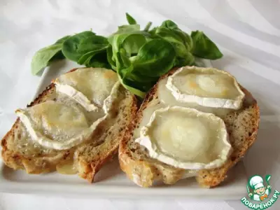Французские бутерброды "Горячий козий сыр"