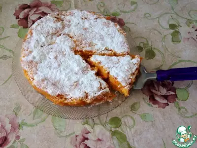 Тыквенно-морковный пирог с лимоном