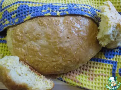 Сдобный хлеб с кукурузной крупой