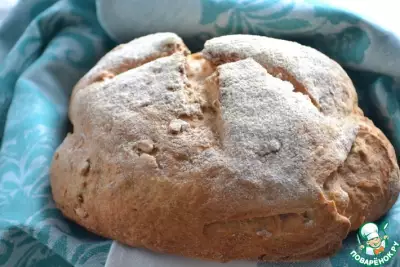 Селянский хлеб на ряженке с семечками