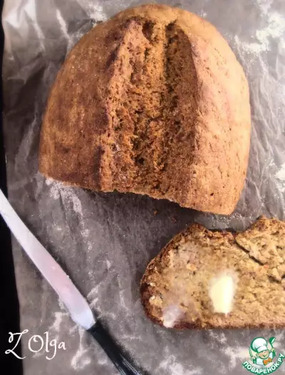 Содовый хлеб из трех видов муки
