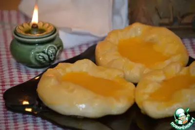 Ватрушки с творожно-апельсиновой начинкой