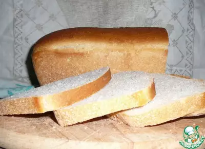 Ячменный хлеб с молоком на закваске