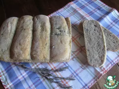 Итальянский хлеб с маслинами