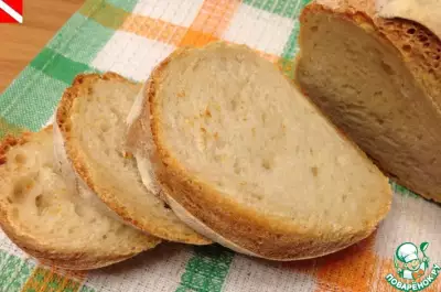 Итальянский народный хлеб на закваске
