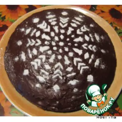 Шоколадный кекс-пирог
