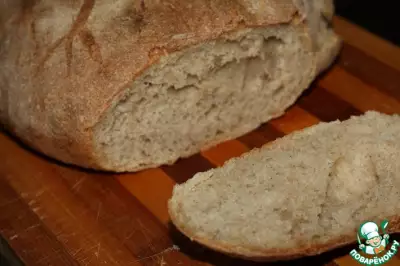 Домашний ржано-пшеничный хлеб в духовке