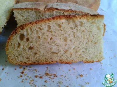 Деревенский хлеб на суточной закваске