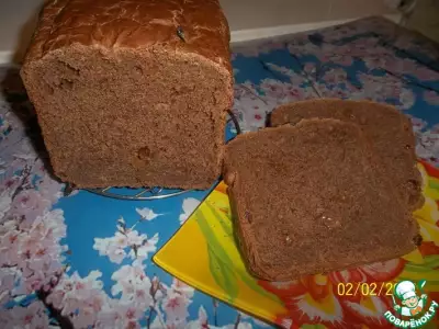 Шоколадный хлеб с изюмом