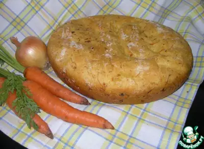 Морковно-луковый хлеб