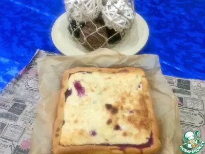 Вишнёвый пирог с кокосом "Для вас"