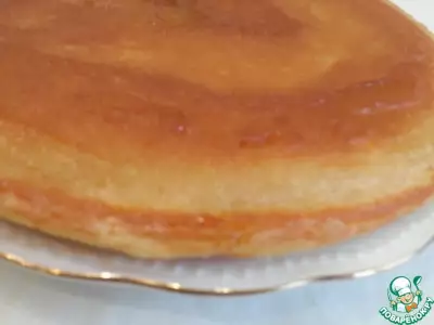 Пирог без сахара на сковороде