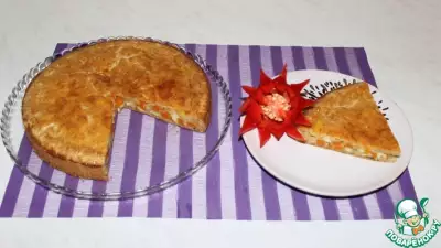 Пирог с тыквой и брынзой