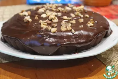 Шоколадный кекс со сметаной