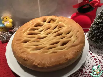 Дрожжевой пирог "Абрикосовый"