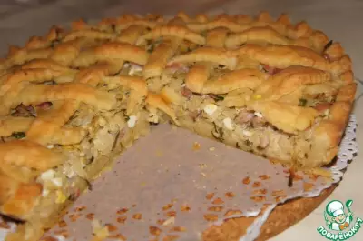 Пирог с капустой "Нежный"