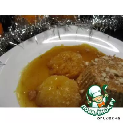 Мандарины с апельсиново-коньячным соусом Предновогоднее приключение мандаринов в России