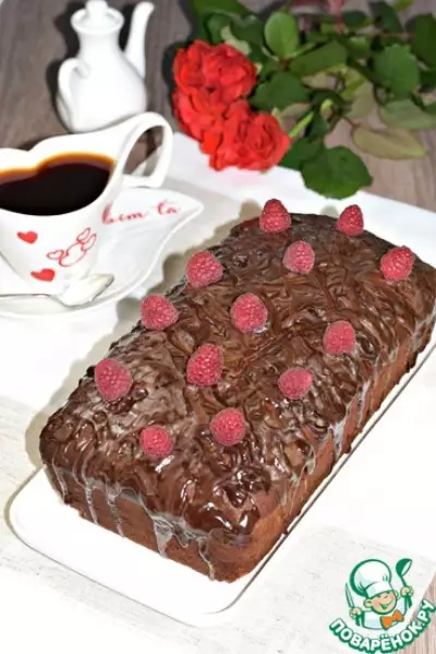 Шоколадный кекс с печеньем "Виктория"