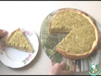 Домашний пирог с ревенем