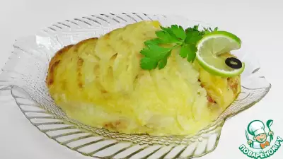 Запеканка из картофеля с рыбой