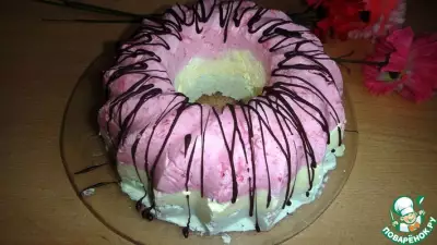 Торт мороженое трехцветик