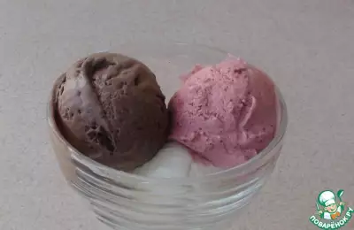 Домашнее мороженое "Три цвета"