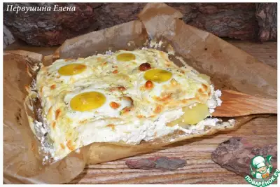 Картофельная запеканка с яйцами буланжер
