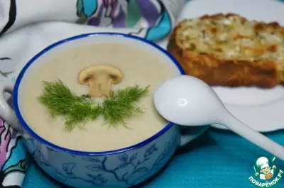 Грибной суп-пюре с фенхелем