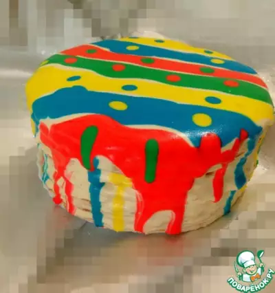 Торт "Радуга"
