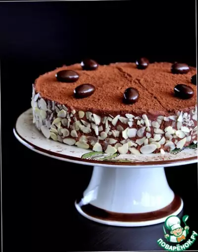 Шоколадно-миндальный торт "Амаретто"