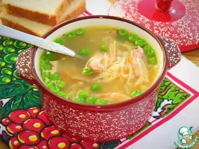 Фасолево-вермишелевый суп