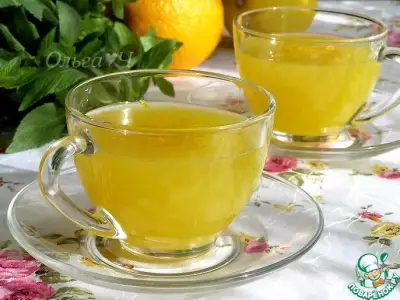 Апельсиновый кисель с лимоном